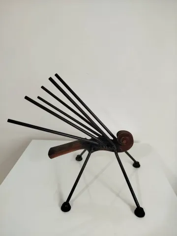 DOĞAN KARAKILIÇ — “A fantastic song”, 2025 "A fantastic song" eseri DOĞAN KARAKILIÇ tarafından 2025 yılında 22x28x22 cm ölçülerinde Metal karışık teknik tekniği ile yapılmıştır.