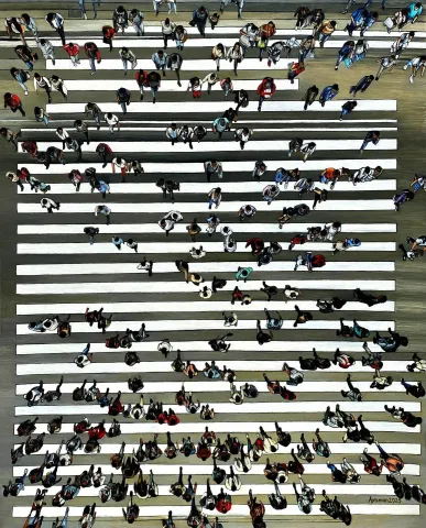 HATİCE YAMAN — “İsimsiz”, 2025 "İsimsiz" eseri HATİCE YAMAN tarafından 2025 yılında 150x120 cm ölçülerinde Tuval üzeri yağlı boya tekniği ile yapılmıştır.