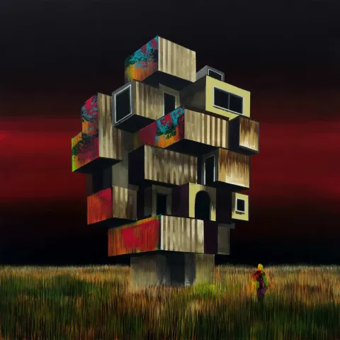 ARDA SELİM — “Yüzeyler arası serisi”, 2025 "Yüzeyler arası serisi" eseri ARDA SELİM tarafından 2025 yılında 60x60 cm ölçülerinde Tuval üzeri akrilik boya tekniği ile yapılmıştır.