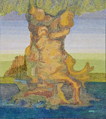 ATAÇ ELALMIŞ — “Zeytin Ağacı”, 2024 "Zeytin Ağacı" eseri ATAÇ ELALMIŞ tarafından 2024 yılında 140x170 cm ölçülerinde Tuval üzeri yağlı boya tekniği ile yapılmıştır.