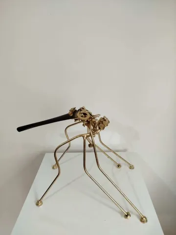 DOĞAN KARAKILIÇ — “A fantastic song”, 2025 "A fantastic song" eseri DOĞAN KARAKILIÇ tarafından 2025 yılında 25x30x36 cm ölçülerinde Metal karışık teknik tekniği ile yapılmıştır.