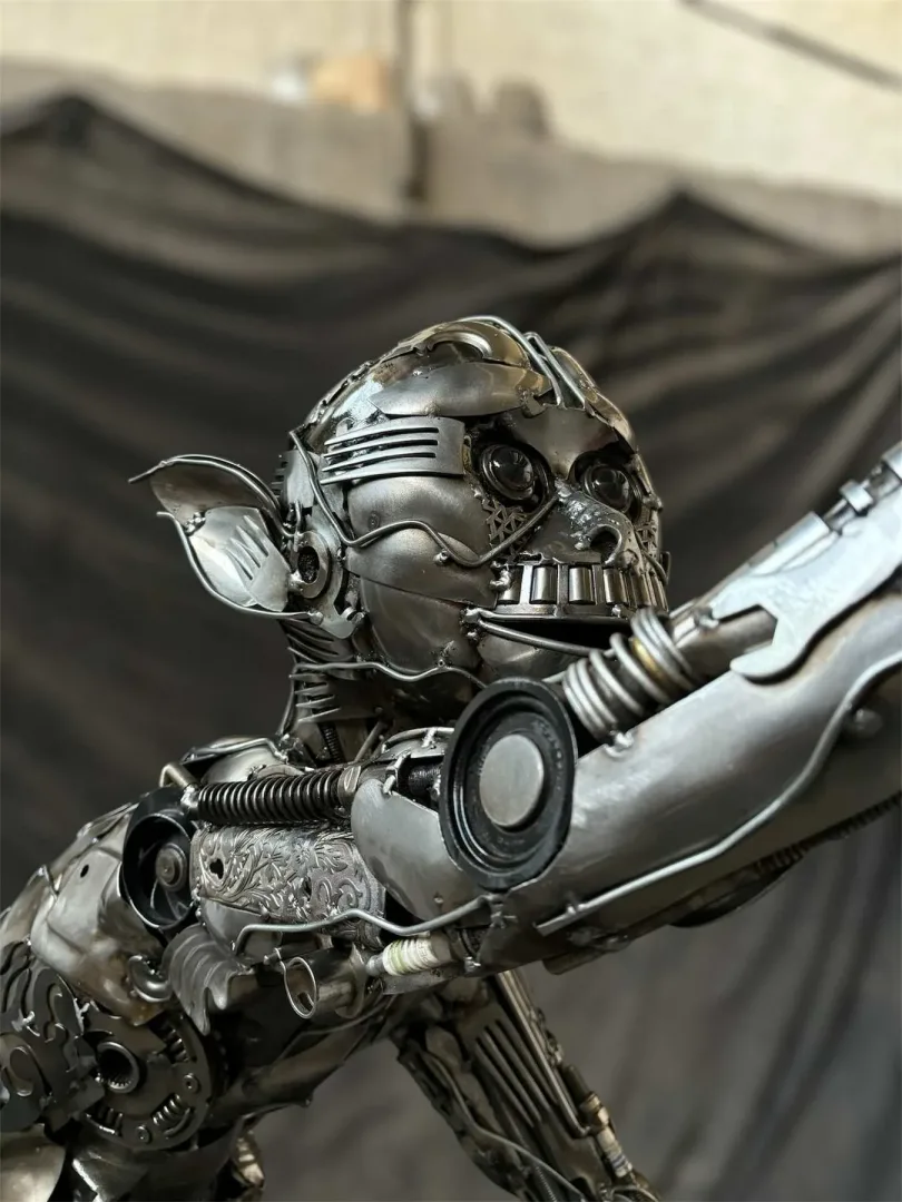 yakınlaştır "Bir Düş’ün Evrimi (detay)" eseri MUSTAFA TUĞRUL tarafından 2025 yılında 120x118x35 cm ölçülerinde Metal tekniği ile yapılmıştır.