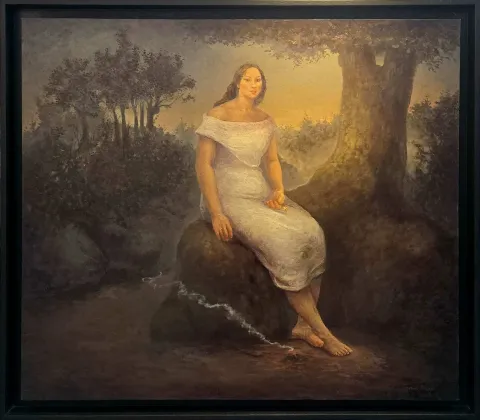 HASAN BAYKUŞ — “İsimsiz”, 2025 "İsimsiz" eseri HASAN BAYKUŞ tarafından 2025 yılında 90x100 cm ölçülerinde Tuval üzeri yağlı boya tekniği ile yapılmıştır.