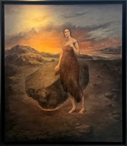 HASAN BAYKUŞ — “İsimsiz”, 2025 "İsimsiz" eseri HASAN BAYKUŞ tarafından 2025 yılında 140x120 cm ölçülerinde Tuval üzeri yağlı boya tekniği ile yapılmıştır.