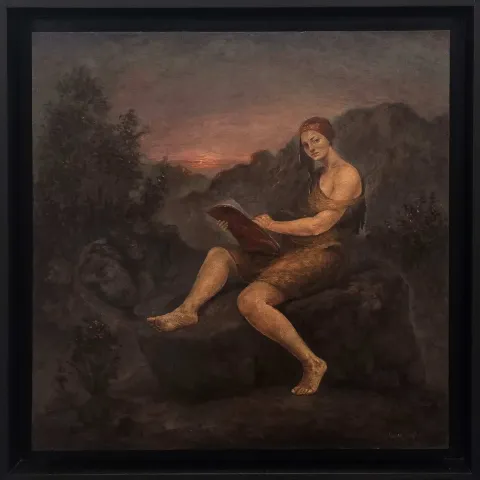 HASAN BAYKUŞ — “İsimsiz”, 2025 "İsimsiz" eseri HASAN BAYKUŞ tarafından 2025 yılında 60x60 cm ölçülerinde Tuval üzeri yağlı boya tekniği ile yapılmıştır.