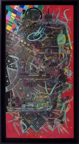 ENGİN KORKMAZ — “Untitled”, 2025 "İsimsiz" eseri ENGİN KORKMAZ tarafından 2025 yılında 110x56 cm ölçülerinde Tuval üzeri akrilik boya tekniği ile yapılmıştır.