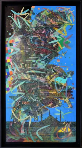 ENGİN KORKMAZ — “Untitled”, 2025 "İsimsiz" eseri ENGİN KORKMAZ tarafından 2025 yılında 110x56 cm ölçülerinde Tuval üzeri akrilik boya tekniği ile yapılmıştır.