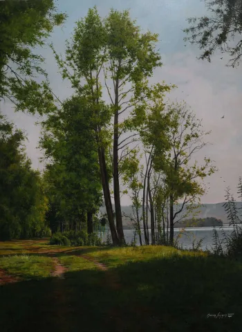 HASAN SAYGIN tarafından 2025 yılında 98x71 cm ölçülerinde Tuval üzeri yağlı boya tekniği ile yapılmıştır.