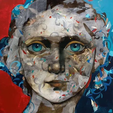 SEMA ÖCAL — “Untitled”, 2025 "İsimsiz" eseri SEMA ÖCAL tarafından 2025 yılında 60x60 cm ölçülerinde Tuval üzeri yağlı boya tekniği ile yapılmıştır.