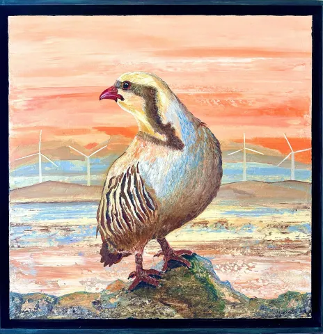 "Rüzgar gülleri" eseri MEHMET YILDIRIM DABAKOĞLU tarafından 2025 yılında 60x60 cm ölçülerinde Tuval üzeri akrilik boya tekniği ile yapılmıştır.