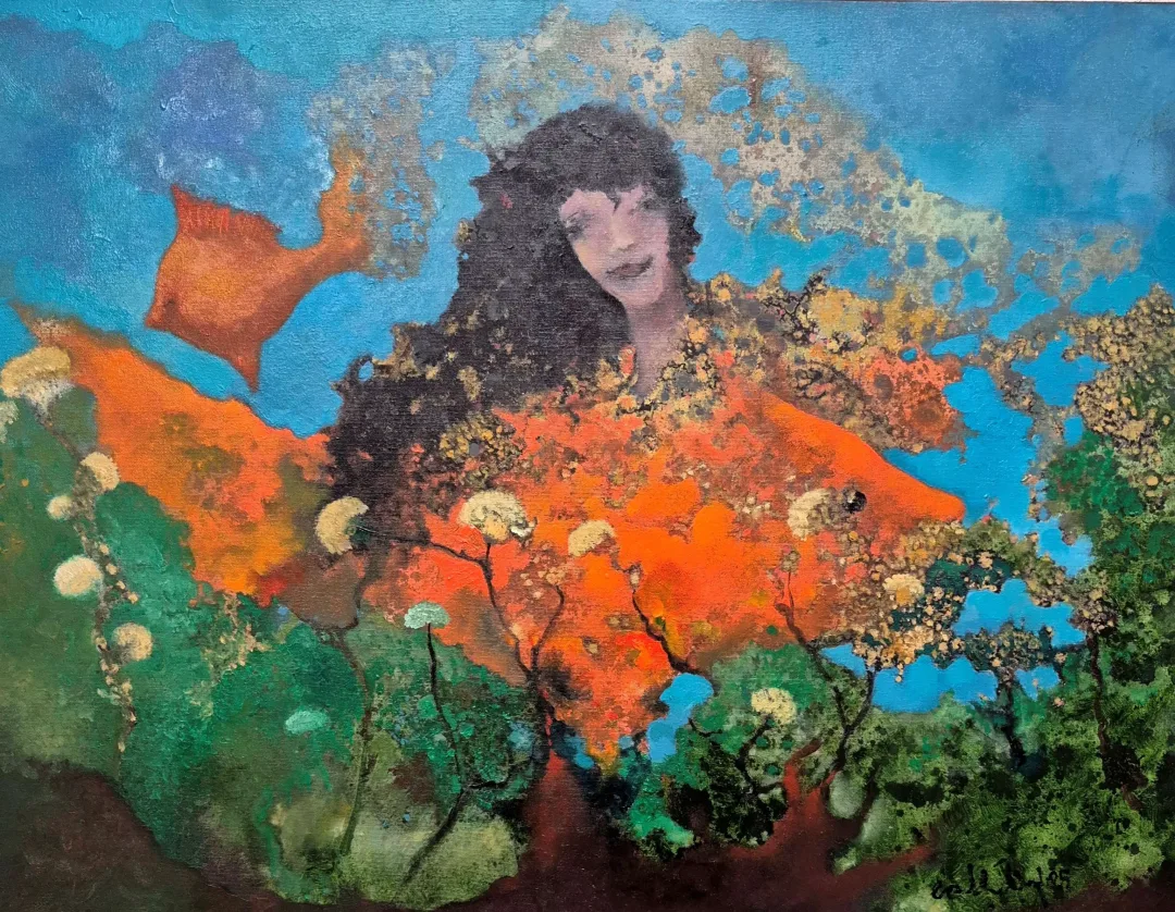 yakınlaştır "Lavinia" eseri EROL PELİOĞLU tarafından 2025 yılında 60x80 cm ölçülerinde Tuval üzeri yağlı boya tekniği ile yapılmıştır.