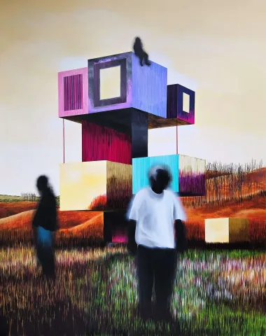 ARDA SELİM — “İsimsiz”, 2025 "İsimsiz" eseri ARDA SELİM tarafından 2025 yılında 150x120 cm ölçülerinde Tuval üzeri yağlı boya tekniği ile yapılmıştır.