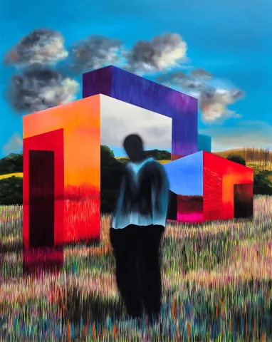 ARDA SELİM — “İsimsiz”, 2025 "İsimsiz" eseri ARDA SELİM tarafından 2025 yılında 150x120 cm ölçülerinde Tuval üzeri yağlı boya tekniği ile yapılmıştır.