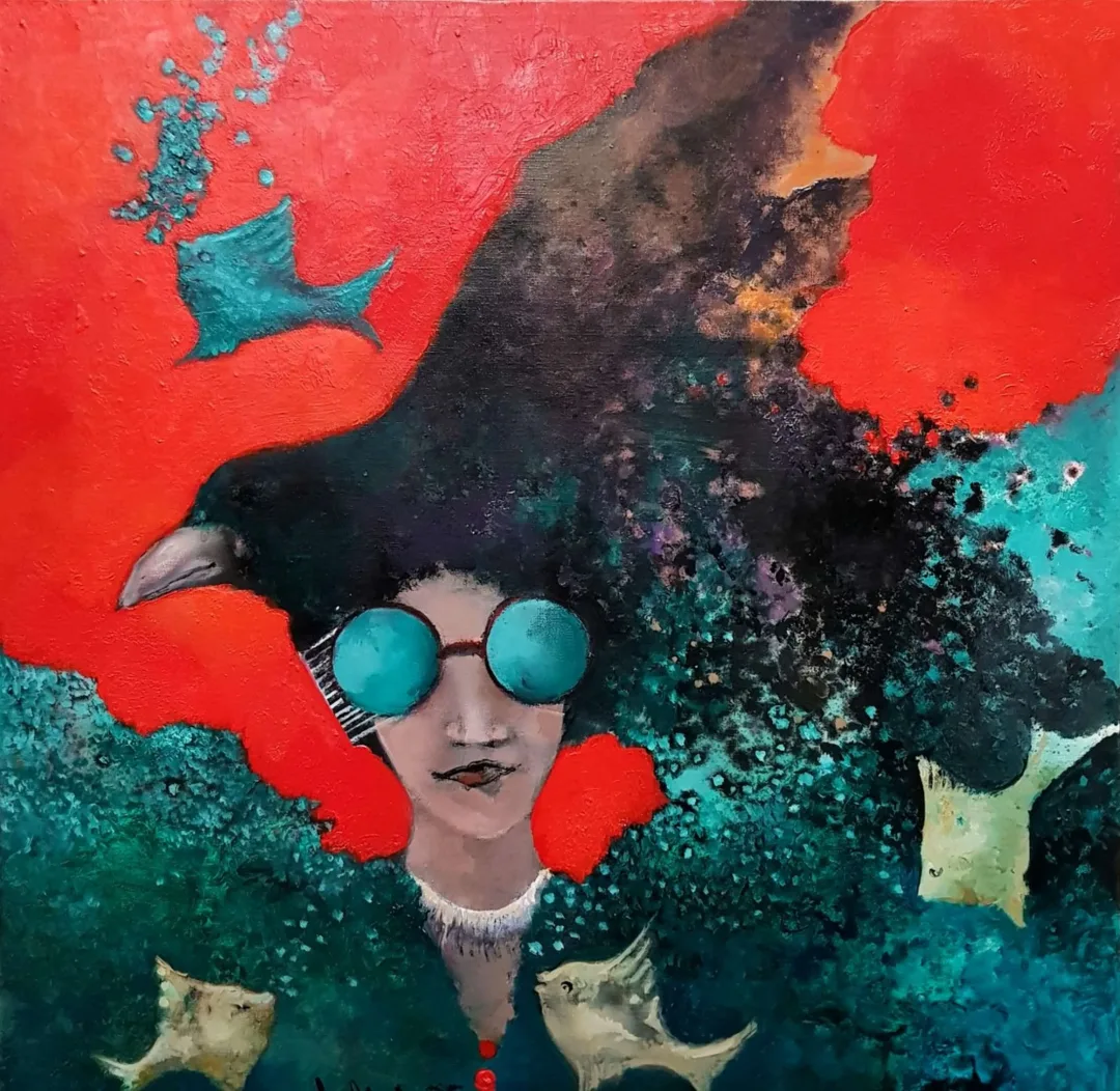 "İsimsiz" eseri EROL PELİOĞLU tarafından 2025 yılında 60x60 cm ölçülerinde Tuval üzeri yağlı boya tekniği ile yapılmıştır.