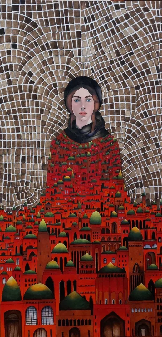 BİNNUR YÜCEBAŞ RUOCCO — “Ben”, 2025 "Ben" eseri BİNNUR YÜCEBAŞ RUOCCO tarafından 2025 yılında 130x65 cm ölçülerinde Tuval üzeri yağlı boya tekniği ile yapılmıştır.
