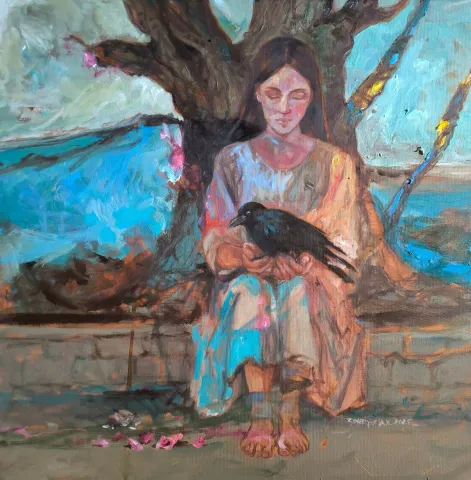 SONER GÖKSAY — “Pet”, 2025 "Pet" eseri SONER GÖKSAY tarafından 2025 yılında 60x60 cm ölçülerinde Tuval üzeri yağlı boya tekniği ile yapılmıştır.