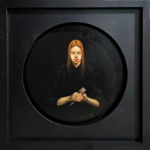 ERDİ KORKMAZ — “Untitled”, 2025 "İsimsiz" eseri ERDİ KORKMAZ tarafından 2025 yılında 35x35 cm ölçülerinde Tuval üzeri yağlı boya tekniği ile yapılmıştır.