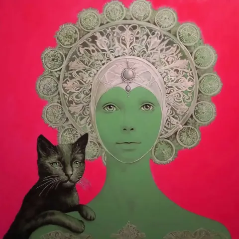 "As I Want to Be" eseri ESRA YILDIRIM tarafından 2024 yılında 80x80 cm ölçülerinde Tuval üzeri yağlı boya tekniği ile yapılmıştır.