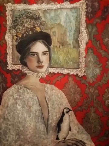 ESRA YILDIRIM — “The Still Warmth”, 2024 "The Still Warmth" eseri ESRA YILDIRIM tarafından 2024 yılında 80x60 cm ölçülerinde Tuval üzeri yağlı boya tekniği ile yapılmıştır.