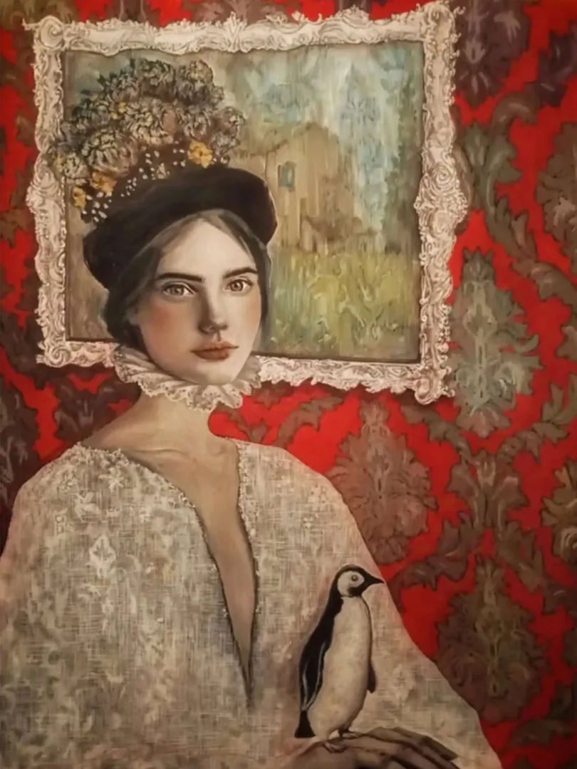 yakınlaştır "The Still Warmth" eseri ESRA YILDIRIM tarafından 2024 yılında 80x60 cm ölçülerinde Tuval üzeri yağlı boya tekniği ile yapılmıştır.