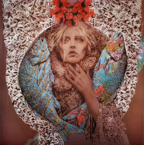 ESRA YILDIRIM — “I Won But I Don’t Feel Victorious”, 2024 "I Won But I Don’t Feel Victorious" eseri ESRA YILDIRIM tarafından 2024 yılında 100x100 cm ölçülerinde Tuval üzeri yağlı boya tekniği ile yapılmıştır.