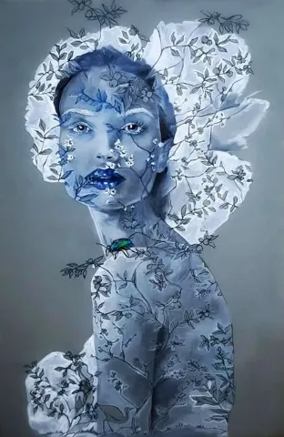 ESRA YILDIRIM — “Don't mess with me”, 2024 "Don't mess with me" eseri ESRA YILDIRIM tarafından 2024 yılında 120x80 cm ölçülerinde Tuval üzeri yağlı boya tekniği ile yapılmıştır.