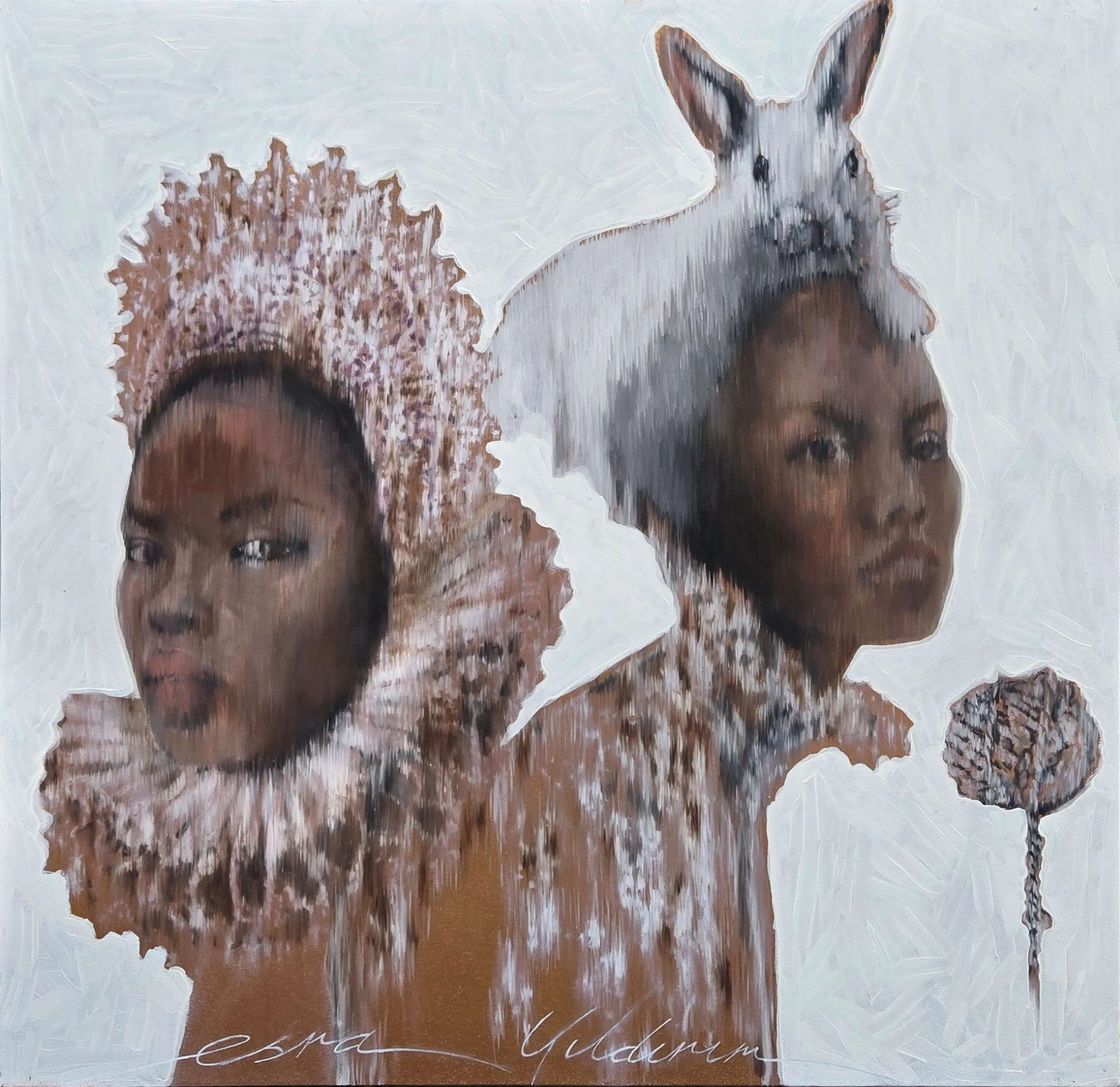 "The world is a hell for sensitive hearts" eseri ESRA YILDIRIM tarafından 2024 yılında 80x80 cm ölçülerinde Tuval üzeri yağlı boya tekniği ile yapılmıştır.