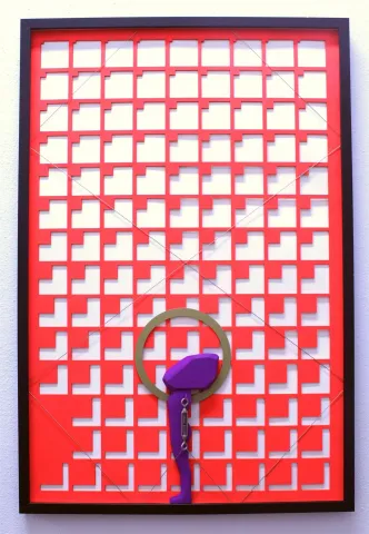 FERİT YAZICI — “Asamblaj-1”, 2025 "Asamblaj-1" eseri FERİT YAZICI tarafından 2025 yılında 93x62.5 cm ölçülerinde Karışık teknik, ahşap, metal, kompozit malzeme tekniği ile yapılmıştır.