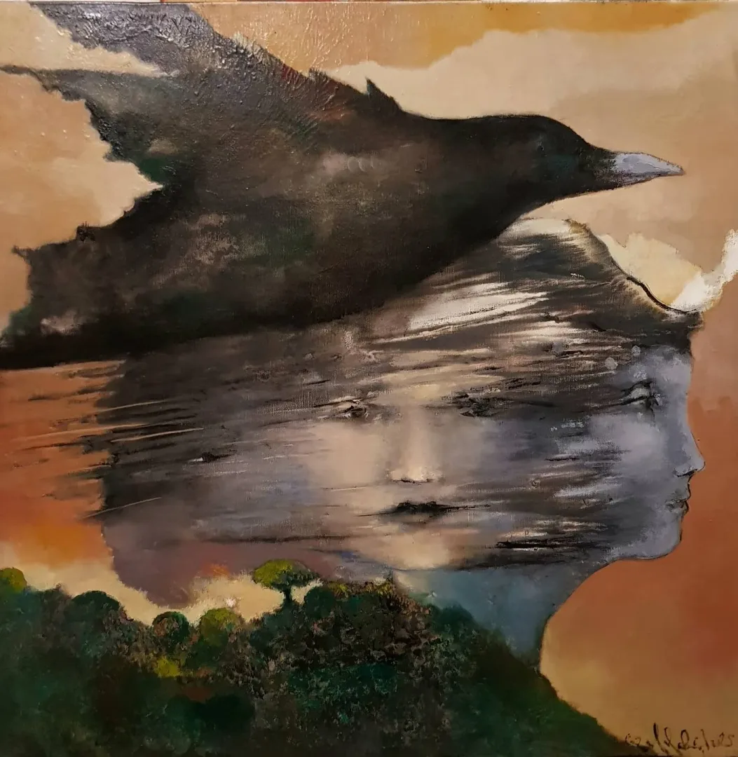 EROL PELİOĞLU — “isimsiz”, 2025 "isimsiz" eseri EROL PELİOĞLU tarafından 2025 yılında 60x60 cm ölçülerinde Tuval üzeri yağlı boya tekniği ile yapılmıştır.