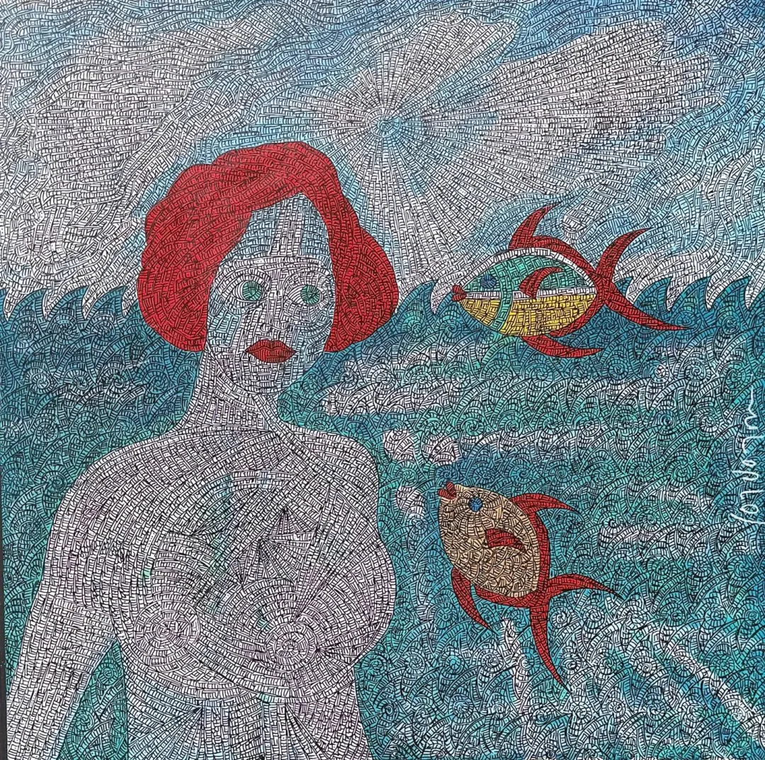 MURAT ÖZDOĞRU — “İsimsiz”, 2025 "İsimsiz" eseri MURAT ÖZDOĞRU tarafından 2025 yılında 65x65 cm ölçülerinde Tuval üzeri akrilik boya tekniği ile yapılmıştır.