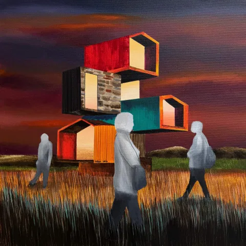 ARDA SELİM — “isimsiz”, 2025 "isimsiz" eseri ARDA SELİM tarafından 2025 yılında 40x40 cm ölçülerinde Tuval üzeri yağlı boya tekniği ile yapılmıştır.
