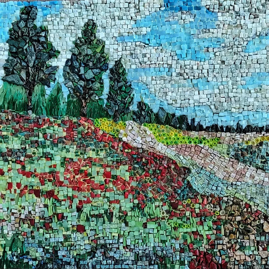 yakınlaştır "isimsiz" eseri SULTAN KEMİKKIRAN tarafından 2025 yılında 40x40 cm ölçülerinde Mozaik tekniği ile yapılmıştır.