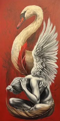 BEHZAT FEYZULLAH — “İsimsiz”, 2025 "İsimsiz" eseri BEHZAT FEYZULLAH tarafından 2025 yılında 130x65 cm ölçülerinde Tuval üzeri yağlı boya tekniği ile yapılmıştır.