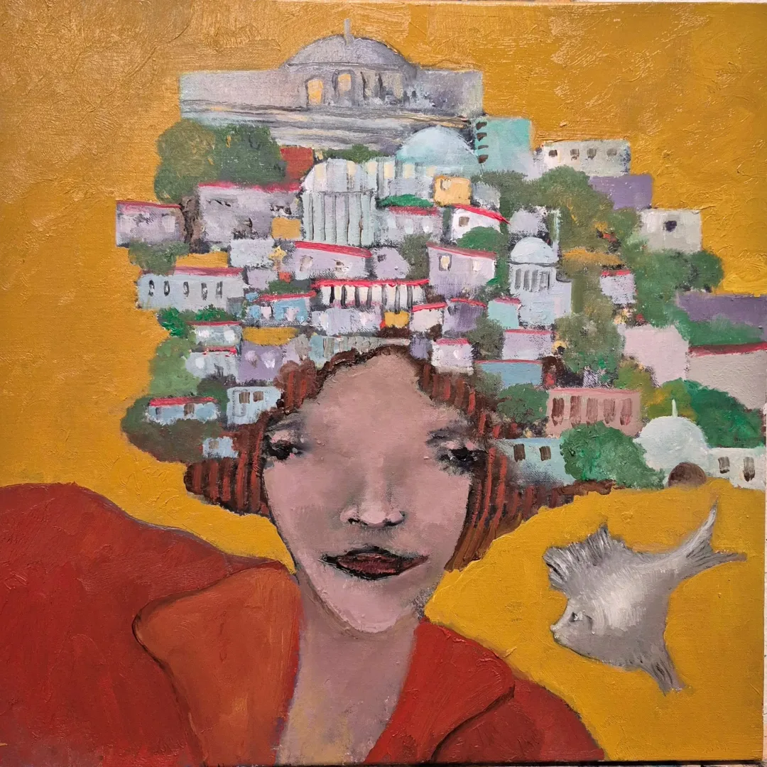 yakınlaştır "İsimsiz" eseri EROL PELİOĞLU tarafından 2025 yılında 40x40 cm ölçülerinde Tuval üzeri yağlı boya tekniği ile yapılmıştır.