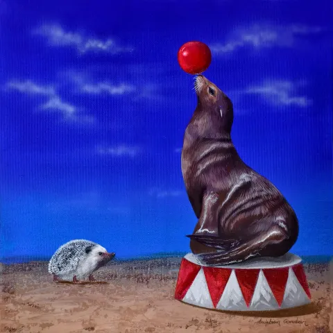 EMİRHAN CANDAN — “isimsiz”, 2025 "isimsiz" eseri EMİRHAN CANDAN tarafından 2025 yılında 40x40 cm ölçülerinde Tuval üzeri akrilik boya tekniği ile yapılmıştır.