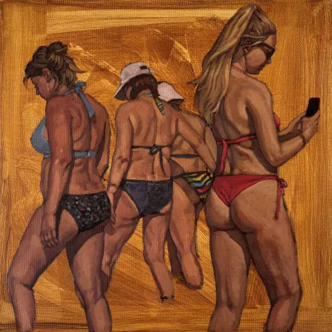 TANJU YAĞAN — “İsimsiz”, 2025 "İsimsiz" eseri TANJU YAĞAN tarafından 2025 yılında 40x40 cm ölçülerinde Tuval üzeri yağlı boya tekniği ile yapılmıştır.
