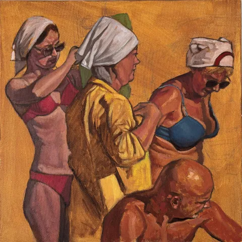 TANJU YAĞAN — “Untitled”, 2025 "İsimsiz" eseri TANJU YAĞAN tarafından 2025 yılında 40x40 cm ölçülerinde Tuval üzeri yağlı boya tekniği ile yapılmıştır.