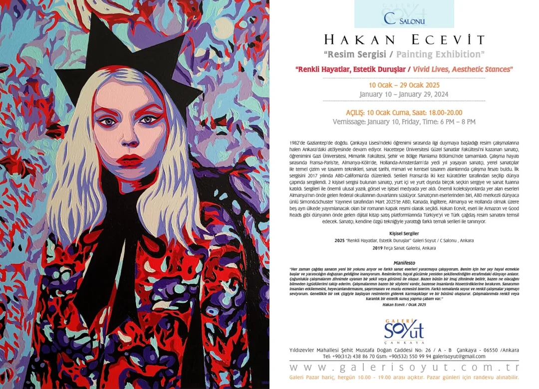 HAKAN ECEVİT — sergiden görünüm