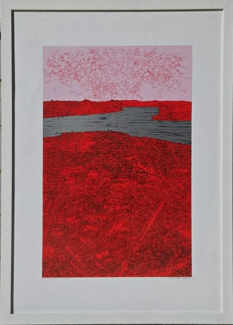 yakınlaştır "İstanbul Sultanahmet ve Kuşlar" eseri DEVRİM ERBİL tarafından 2019 yılında 100x70 cm ölçülerinde Serigrafi tekniği ile yapılmıştır.