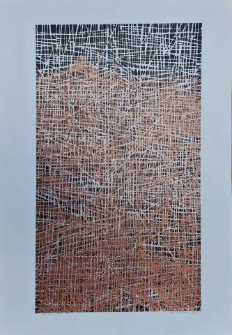 DEVRİM ERBİL — “Soyutlama ve Ritim”, 2011 "Soyutlama ve Ritim" eseri DEVRİM ERBİL tarafından 2011 yılında 88x61 cm ölçülerinde Serigrafi - Edisyon: 17/50 tekniği ile yapılmıştır.