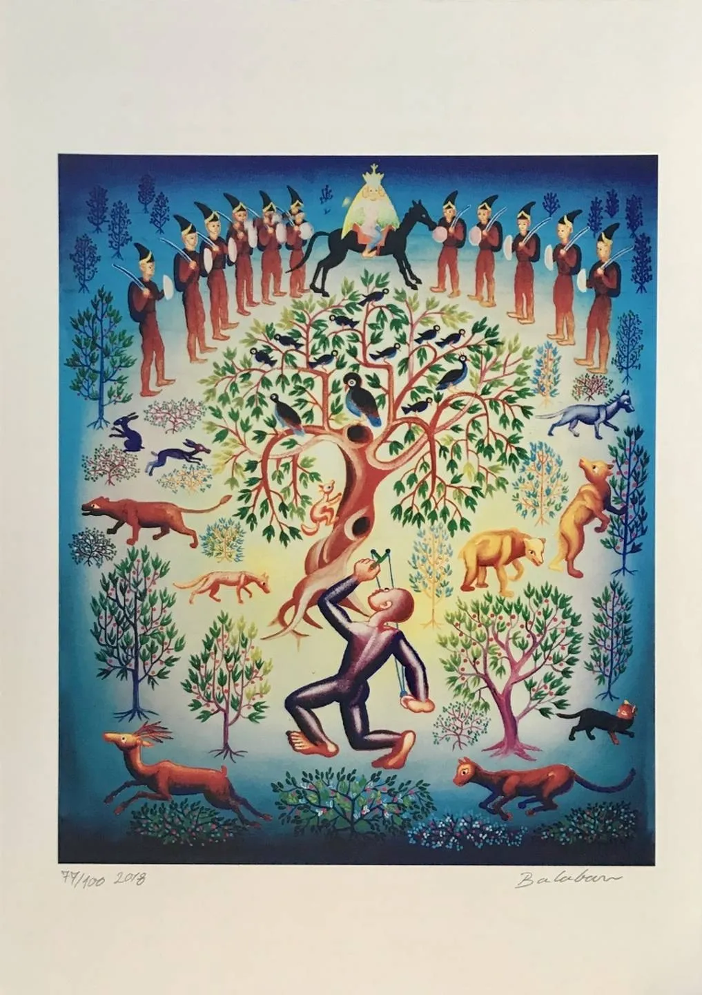 "isimsiz" eseri İBRAHİM BALABAN tarafından 2018 yılında 70x50 cm ölçülerinde Dijital Ögün Baskı Edisyon: 77/100 tekniği ile yapılmıştır.