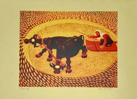 "isimsiz" eseri İBRAHİM BALABAN tarafından 2018 yılında 50x70 cm ölçülerinde Dijital Ögün Baskı Edisyon: 78/100 tekniği ile yapılmıştır.