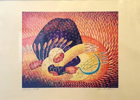 "isimsiz" eseri İBRAHİM BALABAN tarafından 2018 yılında 50x70 cm ölçülerinde Dijital Ögün Baskı Edisyon: 80/100 tekniği ile yapılmıştır.