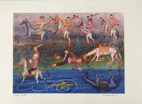 İBRAHİM BALABAN — “isimsiz”, 2018 "isimsiz" eseri İBRAHİM BALABAN tarafından 2018 yılında 50x70 cm ölçülerinde Dijital Ögün Baskı Edisyon: 76/100 tekniği ile yapılmıştır.