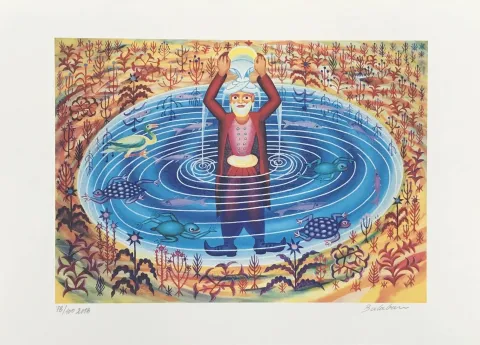 İBRAHİM BALABAN — “isimsiz”, 2018 "isimsiz" eseri İBRAHİM BALABAN tarafından 2018 yılında 50x70 cm ölçülerinde Dijital Ögün Baskı Edisyon: 77/100 tekniği ile yapılmıştır.