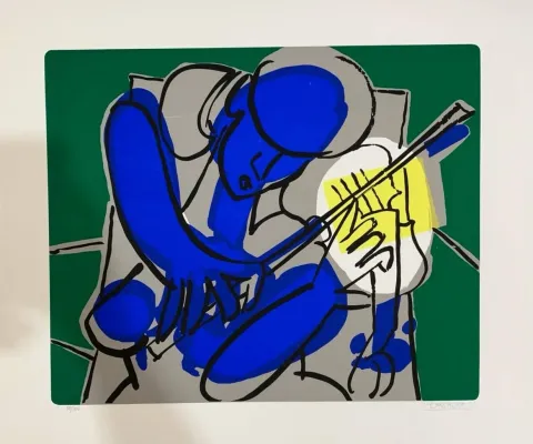 ADNAN TURANİ — “isimsiz”, 1999 "isimsiz" eseri ADNAN TURANİ tarafından 1999 yılında 70x80 cm ölçülerinde Serigrafi Edition 75/100 tekniği ile yapılmıştır.