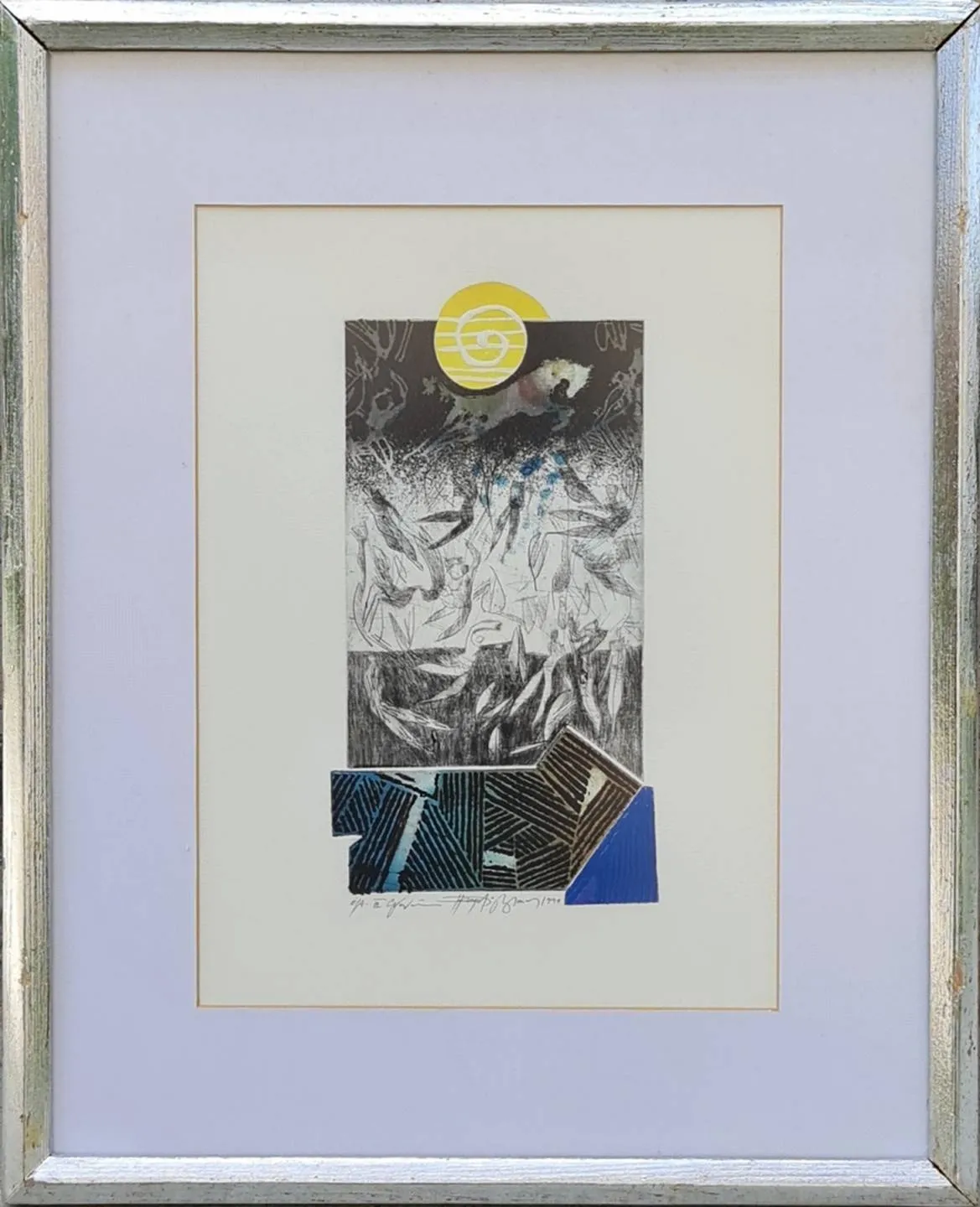 "isimsiz" eseri HAYATİ MİSMAN tarafından 1999 yılında 36x26 cm ölçülerinde Gravür Edisyon EA-III tekniği ile yapılmıştır.