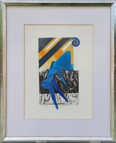 "isimsiz" eseri HAYATİ MİSMAN tarafından 1999 yılında 36x26 cm ölçülerinde Gravür Edisyon 42/100 tekniği ile yapılmıştır.