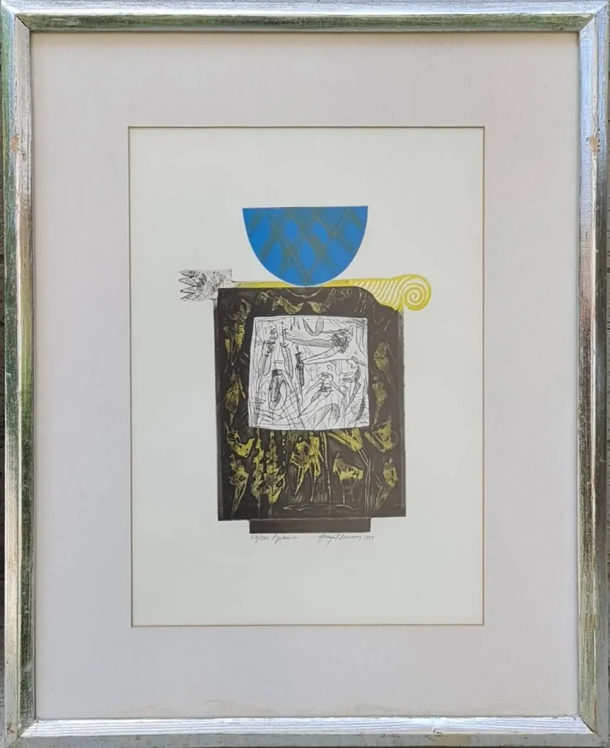 yakınlaştır "isimsiz" eseri HAYATİ MİSMAN tarafından 1999 yılında 36x26 cm ölçülerinde Gravür Edisyon 27/100 tekniği ile yapılmıştır.