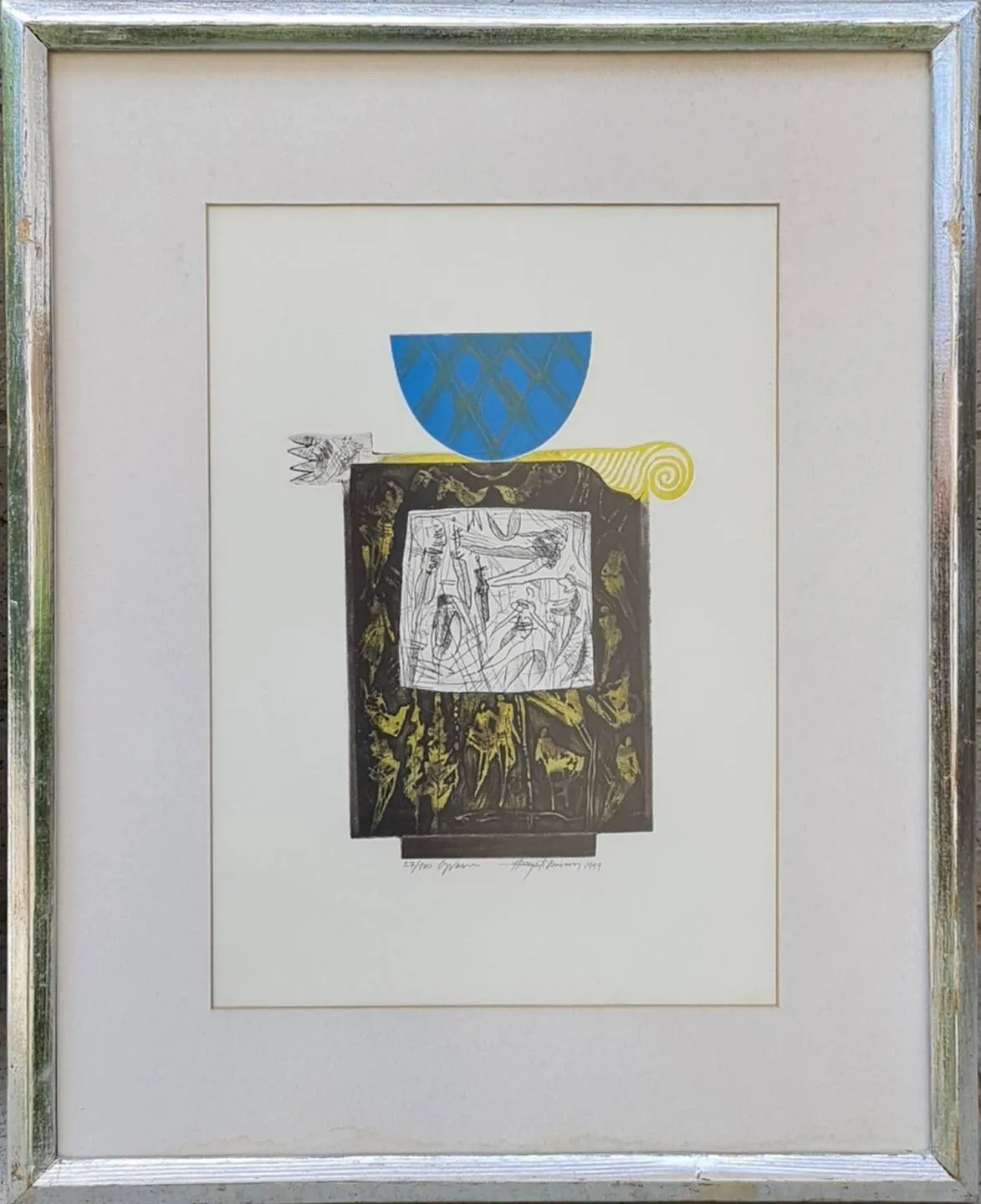 "isimsiz" eseri HAYATİ MİSMAN tarafından 1999 yılında 36x26 cm ölçülerinde Gravür Edisyon 27/100 tekniği ile yapılmıştır.